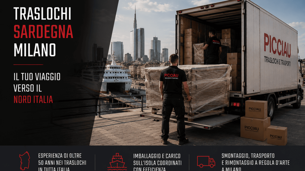 Traslochi Sardegna Milano: il Tuo Viaggio verso il Nord | Picciau